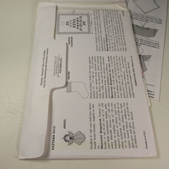 Kwik Sew 2212 Clothing Sewing Pattern NEW UNOPENED Christmas Advent Calendar - Picture 3 of 8